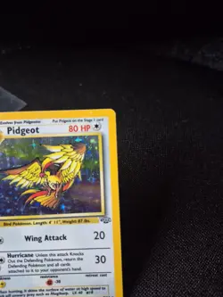 Pokemon TCG Pidgeot Holo Rare Card 8/64 Jungle Unlimited Vintage - Image 2