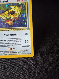 Pokemon TCG Pidgeot Holo Rare Card 8/64 Jungle Unlimited Vintage - Image 3