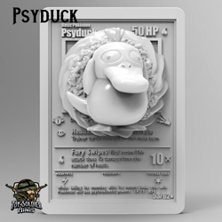 Pokemon 3D Printed Card - PSYDUCK - Image 2
