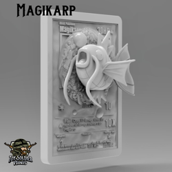 Pokemon 3D Printed Card - MAGIKARP - Image 1