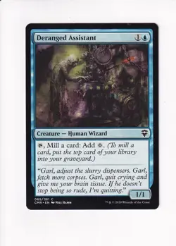 2020 MAGIC THE GATHERING MTG COMMANDER LEGENDS DERANGED ASSISTANT (#2) (X) - Image 1