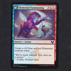 Elemental Summoning #183 Strixhaven School Mage MTG Magic Gathering Near Mint NM - Image 1