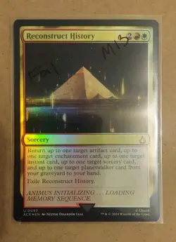 Reconstruct History #97 (Foil) (LP) Assassin's Creed ACR Magic MTG - Image 1