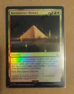 Reconstruct History #97 (Foil) (LP) Assassin's Creed ACR Magic MTG - Image 1