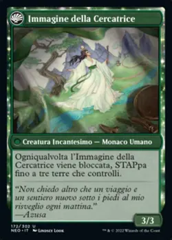 MTG Magic NEO Kamigawa Neon Dynasty - 1x ITA EX 172 U I Molti Viaggi di Azusa - Image 2