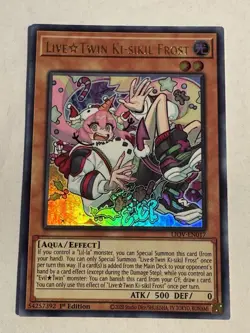 Live Twin Ki-sikil Frost Ultra Rare 1st Edition | Yu-Gi-Oh! LIOV-EN017 - Image 3
