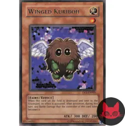 Yugioh Winged Kuriboh DP1-EN005 Rare NM - Image 1