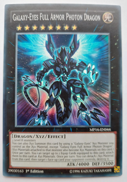 Yu-Gi-Oh! - Galaxy-Eyes Full Armor Photon Dragon - MP16-EN044 - 1st Edition - Image 1