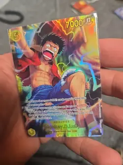 One Piece TCG Monkey.D.Luffy OP15-119 SEC Pack Fresh Mint - Image 1