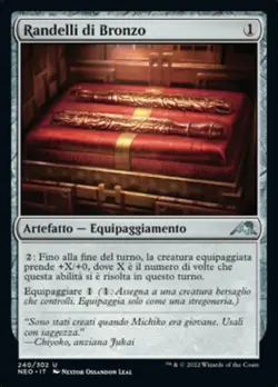 MTG Magic NEO Kamigawa Neon Dynasty - 1x ITA EX 240 U Randelli di Bronzo - Image 1
