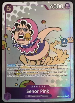 Senor Pink OP10-067 Parallel Foil Royal Blood One Piece NM - Image 1
