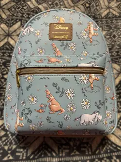 Loungefly Disney Winnie the Pooh Mini Backpack Sketch Daisies NWT SO CUTE !!!! - Image 1