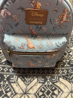 Loungefly Disney Winnie the Pooh Mini Backpack Sketch Daisies NWT SO CUTE !!!! - Image 3
