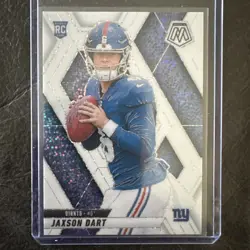 2025 Jaxson Dart RC Panini Mosaic White Sparkle New York Giants #362 SSP 💎 - Image 1