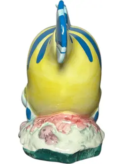 Flounder The Little Mermaid Disney's Ceramic Figurine Taiwan Cartoon Fish - Image 4