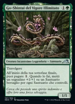 MTG Magic NEO Kamigawa Neon Dynasty - 1x ITA EX 187 U Go-Shintai del Vigore - Image 1
