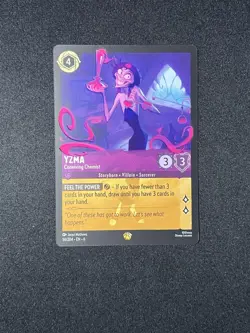 Disney Lorcana Yzma-Conniving Chemist Azurite Sea Legendary 56/204 Regular NM - Image 1