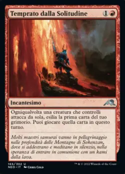 MTG Magic NEO Kamigawa Neon Dynasty - 1x ITA EX 165 U Temprato dalla Solitudine - Image 1
