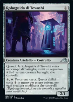 MTG Magic NEO Kamigawa Neon Dynasty - 1x ITA EX 262 U Roboguida di Towashi - Image 1