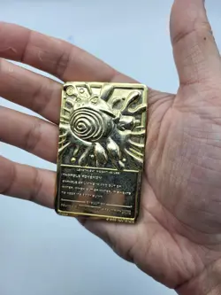 Poliwhirl 23k Gold Plated Card w/Certificate 1999 Burger King - Image 3