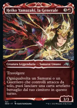 MTG Magic NEO Kamigawa Neon Dynasty - 1x ITA EX 321 U Heiko Yamazaki la Generale - Image 1