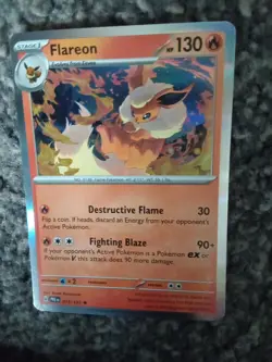 Pokemon TCG Flareon Jungle Holo Card 3/64 Unlimited Rare LP/MP - Image 3