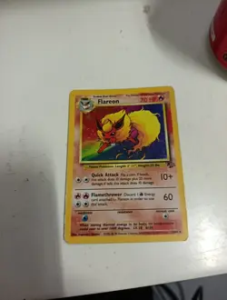 Pokemon TCG Flareon Jungle Holo Card 3/64 Unlimited Rare, LP Condition - Image 1