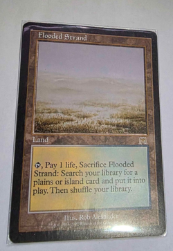 Flooded Strand Onslaught Rare 2002 MTG Magic: The Gathering Single LP - Image 1