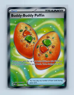Pokemon tcg ME01: Mega Evolution Buddy-Buddy Poffin Near Mint or Better - Image 1