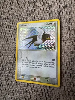 2005 Pokemon EX Deoxys 80/107 Taillow Reverse Holo LP Rare Vintage Card STAMPED - Image 2