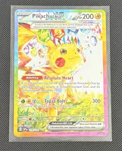 Pokemon TCG Pikachu EX 238/191 Sir Surging Sparks Near Mint - Image 1