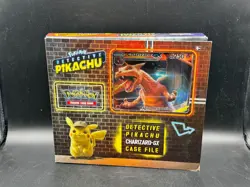 Pokemon Detective Pikachu Charizard GX Case File Sealed New Authentic - Image 2