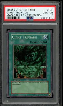 Giant Trunade MRL-048 1st Edition Super Rare Yugioh PSA 10 *140 - Image 1