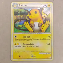 Pokemon TCG Raichu: 10/123 Cracked Ice Holo Rare Card LP Lightly Played - Image 1