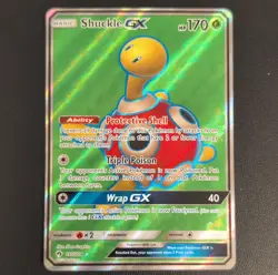 Pokemon Shuckle GX Full Art Ultra Rare Holo SM-Lost Thunder 195/214 170 HP - Image 1