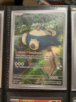 Pokemon TCG Snorlax Full Art IR Promo Card 051-S&V 151-NM-ENGLISH - Image 1