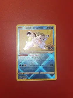 Radiant Blastoise 018/078 Pokemon GO Holo - Image 2
