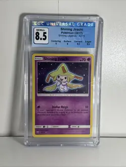 2017 Pokemon Sun & Moon Shining Legends 42/73 CGC NM/Mint+ 8.5 Shining Jirachi - Image 1
