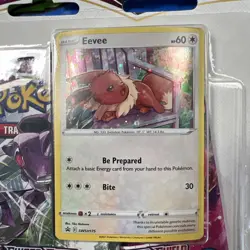 Pokemon TCG SWSH Fusion Strike 3 Pack Blister Booster Eevee Promo New Sealed - Image 2