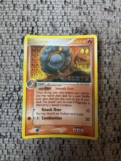 2005 Pokemon EX Deoxys 20/107 Magcargo Reverse Holo LP Rare Vintage Card STAMPED - Image 1