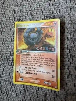 2005 Pokemon EX Deoxys 20/107 Magcargo Reverse Holo LP Rare Vintage Card STAMPED - Image 2