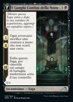 MTG Magic NEO Kamigawa Neon Dynasty - 1x ITA EX 109 U Lunghi Confini della Notte - Image 1