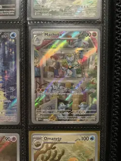 Pokemon TCG Machoke Scarlet Violet 151 Holo Illustration Rare 177/165 IR iconic - Image 1