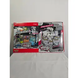 Sealed Pokemon Black Bolt And White Flare Binder & Poster - Image 1