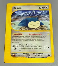 Relaxo # 100/144 Common Karte A Skyridge 2003 Pokemon Deutsch Near Mint Vintage - Image 1