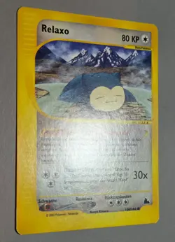 Relaxo # 100/144 Common Karte A Skyridge 2003 Pokemon Deutsch Near Mint Vintage - Image 3