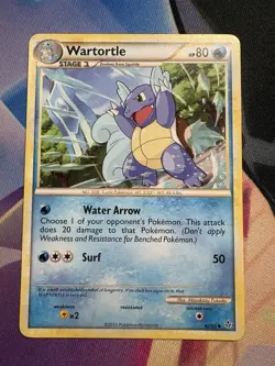 Pokemon TCG Wartortle Unleashed Card 42/95 Regular Uncommon - Image 1