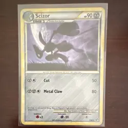 Pokemon TCG Scizor Undaunted Holo Rare 7/90 Stage 1 90 HP Unlimited - Image 1