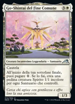 MTG Magic NEO Kamigawa Neon Dynasty - 1x ITA EX 014 U Go-Shintai del Fine Comune - Image 1