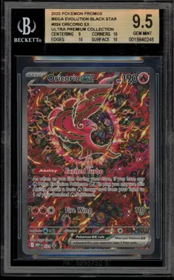 Pokemon Oricorio ex Mega Charizard X ex Ultra-Premium Coll. Promo #024 BGS 9.5 - Image 1